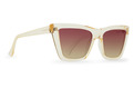 Alternate Product View 1 for Stiletta Sunglasses CHAMPAGNE/PINK GRAD