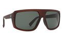Alternate Product View 1 for Quazzi Sunglasses BROWN SATIN/VINT GRN
