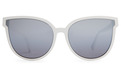 Alternate Product View 2 for Fairchild Sunglasses WHT SAT/SIL CHR GRAD