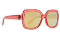 Alternate Product View 1 for Dolls Sunglasses RED TRANS SATIN/GOLD CHRO