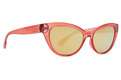 Alternate Product View 1 for Ya Ya! Sunglasses RED TRANS SATIN/GOLD CHRO