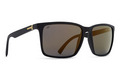 Alternate Product View 1 for Lesmore Polarized Sunglasses BLK SATIN GOLD POLAR