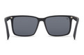 Alternate Product View 4 for Lesmore Polarized Sunglasses BLK SATIN GOLD POLAR