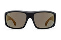 Alternate Product View 2 for Clutch Polarized Sunglasses BLK SATIN GOLD POLAR