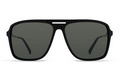 Alternate Product View 2 for Hotwax Sunglasses BLK GLOS/VINTAGE GRY