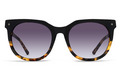 Alternate Product View 2 for Wooster Sunglasses BLK-TORT/BRN GRADNT