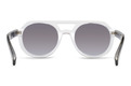 Alternate Product View 4 for Psychwig Sunglasses CRY QTZ/SLV CHR GRD