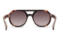 Alternate Product View 4 for Psychwig Sunglasses BLK-TOR QRTR/BRN GRD