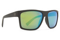 Alternate Product View 1 for Dipstick Sunglasses BLK SAT/GRN GLS POLR