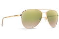 Alternate Product View 1 for Farva Sunglasses GOLD/GREEN CHROME