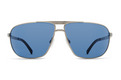 Alternate Product View 2 for Skitch Sunglasses SILVER SATIN/NAVY