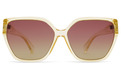 Alternate Product View 2 for Overture Sunglasses CHAMPAGNE/PINK GRAD