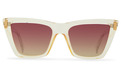 Alternate Product View 2 for Stiletta Sunglasses CHAMPAGNE/PINK GRAD