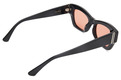 Alternate Product View 3 for Fawn Sunglasses BLACK/ROSE