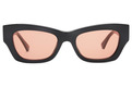 Alternate Product View 2 for Fawn Sunglasses BLACK/ROSE