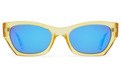 Alternate Product View 2 for Stray Sunglasses YELLOW TRANS SATIN/BLU-PU