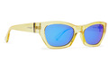 Stray Sunglasses YELLOW TRANS SATIN/BLU-PU Color Swatch Image