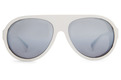 Alternate Product View 2 for Esker Sunglasses WHT SAT/SIL CHR GRAD