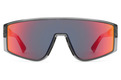 Alternate Product View 2 for HYPERBANG SUNGLASSES  GREY TRANS SATIN/BLK-FIRE