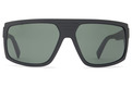 Alternate Product View 2 for Quazzi Sunglasses BLACK SATIN/GREY