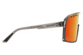 Alternate Product View 5 for Super Rad Sunglasses GREY TRANS SATIN/BLK-FIRE
