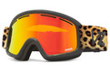 TRIKE SNOW GOGGLES  GLOSS BLACK LEOPARD / WILDLIFE FIRE CHROME  Color Swatch Image