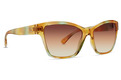 Val Sunglasses Magic Land Green / Tri-Bronze Gradient Lens Color Swatch Image