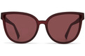 Alternate Product View 2 for Fairchild Sunglasses PLUM SATIN/GREY-ROSE