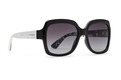 Alternate Product View 1 for Dolls Sunglasses LL-BLK SAT/GRY GRAD