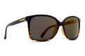 Alternate Product View 1 for Castaway Polarized Sunglasses BLK-TOR/GLD GLO PLR