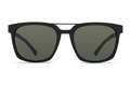 Alternate Product View 2 for Plimpton Sunglasses BLACK SATIN/GREY