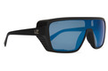 Defender Polarized Sunglasses BLK SAT/BLU FLSH PLR Color Swatch Image
