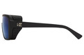 Alternate Product View 5 for Defender Polarized Sunglasses BLK SAT/BLU FLSH PLR