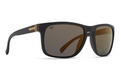 Alternate Product View 1 for Lomax Polarized Sunglasses BLK SATIN GOLD POLAR