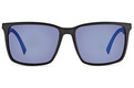 Alternate Product View 2 for Lesmore Polarized Sunglasses BLK SAT/BLU FLSH PLR