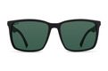 Alternate Product View 2 for Lesmore Sunglasses BLK SAT/VIN GRY POLR