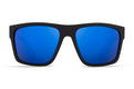 Alternate Product View 2 for Dipstick Sunglasses BLK SAT/BLU FLSH PLR