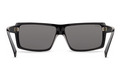 Alternate Product View 4 for Snark Polarized Sunglasses BLK SAT/SLV CHR PLR