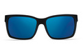 Alternate Product View 2 for Elmore Polarized Sunglasses BLK SAT/BLU FLSH PLR