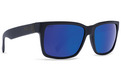 Alternate Product View 1 for Elmore Polarized Sunglasses BLK SAT/BLU FLSH PLR