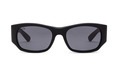 Alternate Product View 2 for Juvie Polarized Sunglasses BLK SAT/VIN GRY POLR