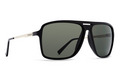 Alternate Product View 1 for Hotwax Sunglasses BLK GLOS/VINTAGE GRY