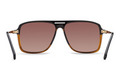 Alternate Product View 4 for Hotwax Sunglasses HRDL BLK-TRT/BRN GRD