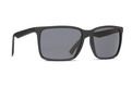 Lesmore Sunglasses Black Satin / Grey Lens Color Swatch Image