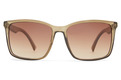 Alternate Product View 2 for Lesmore Sunglasses OLIVE TRANS/BROWN GRAD