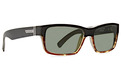 VonZipper Fulton sunglasses in Hardline Tortoise / Vintage Grey 3/4 view Hardline Tortoise / Vintage Grey Lens Color Swatch Image