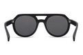 Alternate Product View 4 for Psychwig Sunglasses BLACK SATIN/GREY