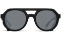 Alternate Product View 2 for Psychwig Sunglasses BLK SAT CAM/SIL CHRM