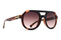 Alternate Product View 1 for Psychwig Sunglasses BLK-TOR QRTR/BRN GRD