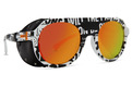 Psychwig Sunglasses House Riot Satin / Grey Fire Chrome Lens Color Swatch Image